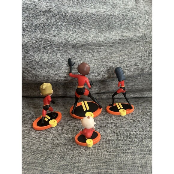 Disney Pixar Incredibles 2 Figures Lot of 4 Elastigirl Violet Dash Jack Jack - Picture 2 of 3